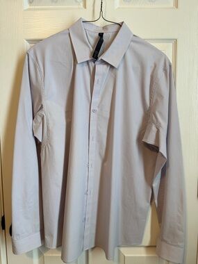 Men's Lavender Button-Down Dress Shirt